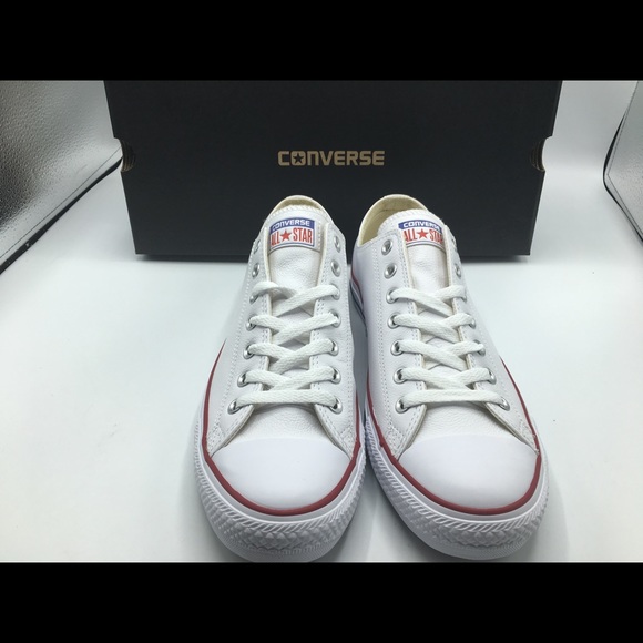 Converse Men’s Leather Low Chuck Taylor All Stars - Picture 6 of 8